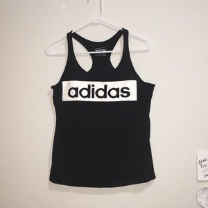 Adidas Sports Essential Size Small Black Tank Top